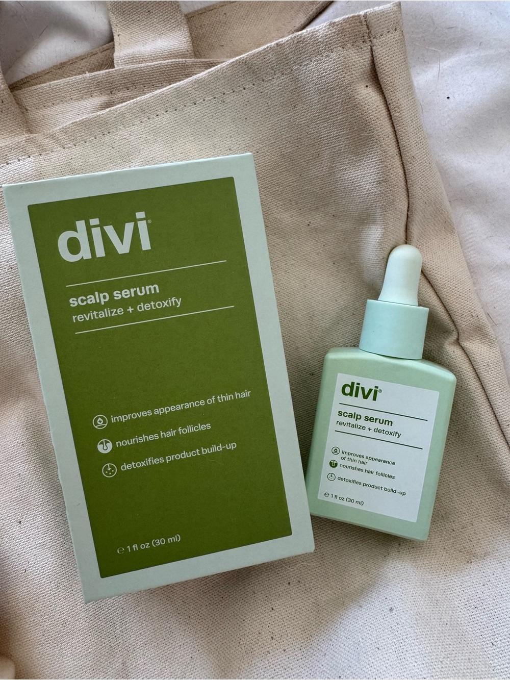 $100 Value!NEVER OPENED: (2) bottle of divi scalp serum